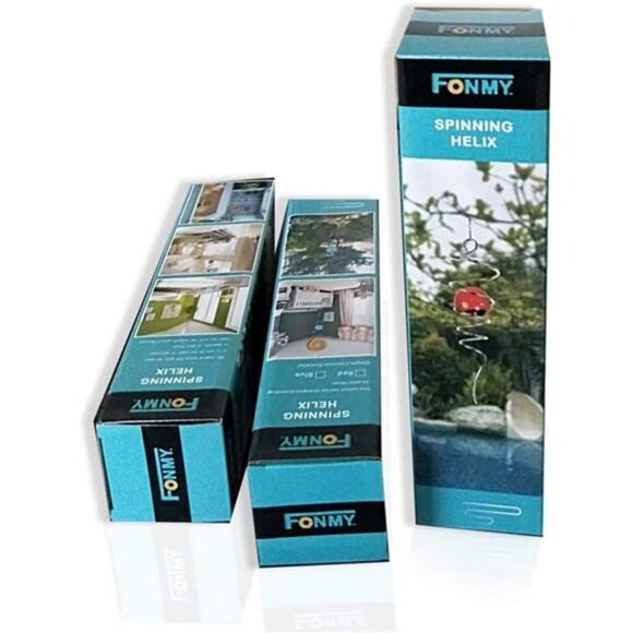 Gazing Ball Spiral Tail -Decorative Wind Spinner 11" inch Tail and 2" inch - Picture 5 of 6